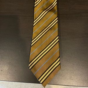 Burberry Classic Stripe Tie Brown Great Condition Authentic
